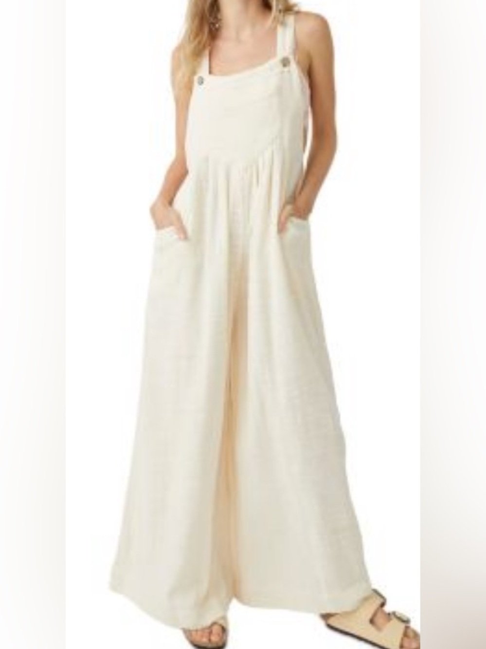 Free People Sun Drenched Overalls
